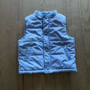 Light Blue Baby Puffer Vest